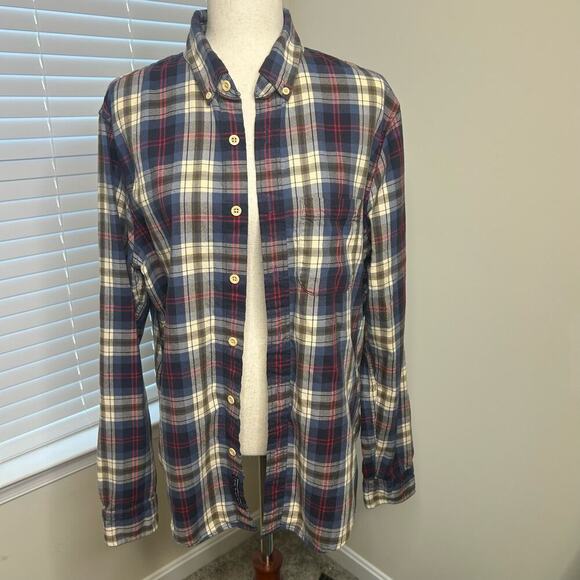 Abercrombie & Fitch Button-Down Size Large Slim 100% Cotton Casual - Picture 2 of 11